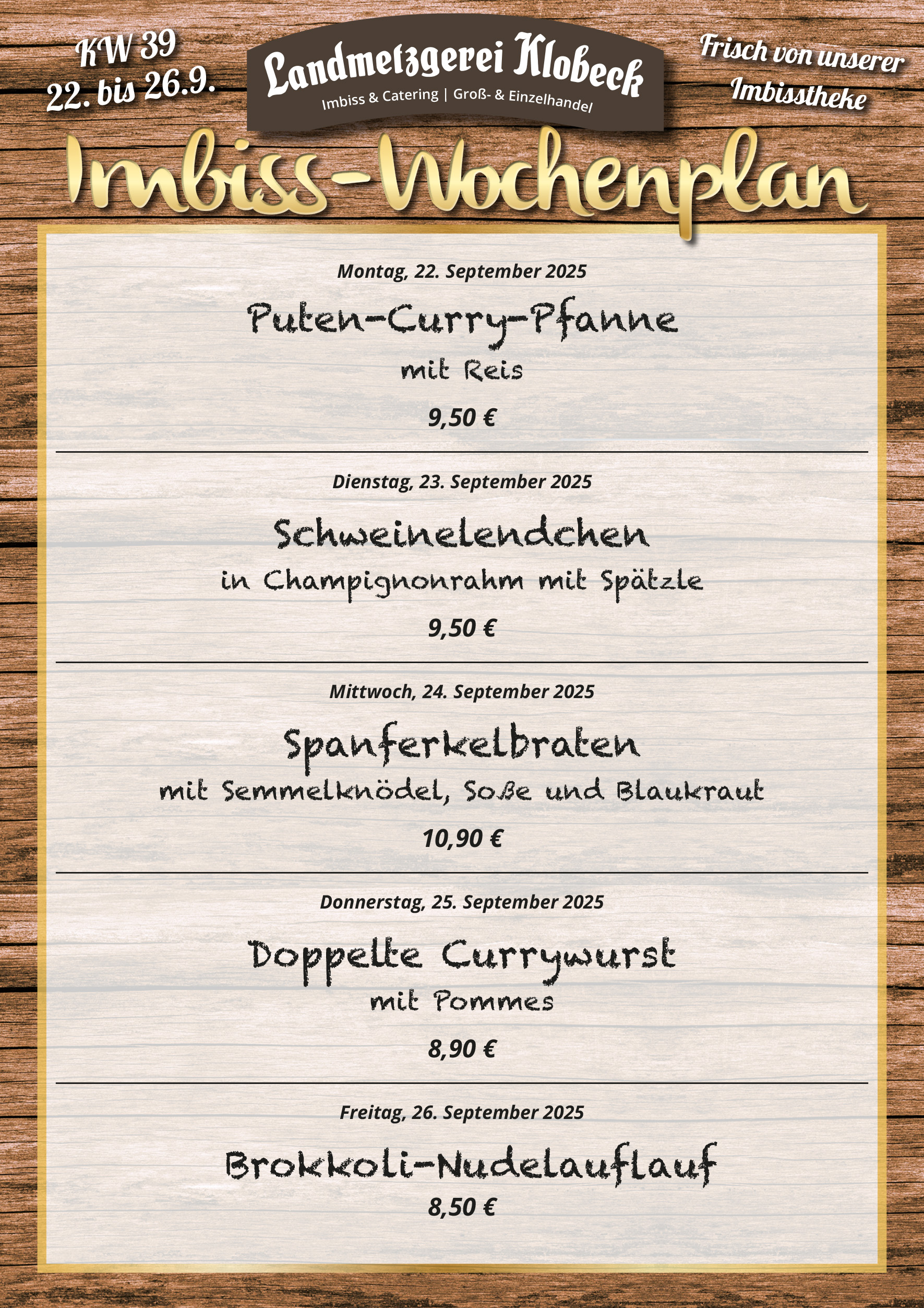 Imbissangebote KW39 social