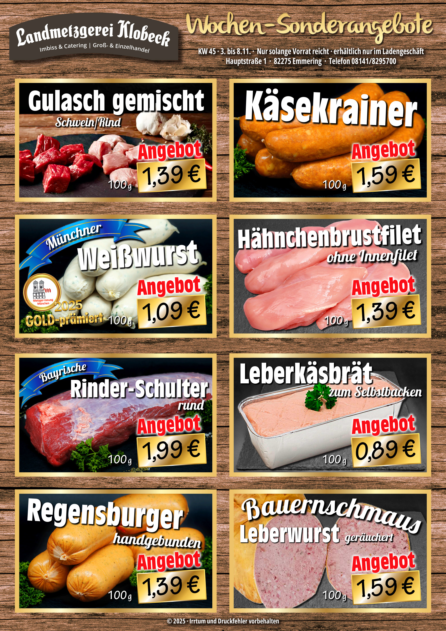 Wochenangebote KW45 social