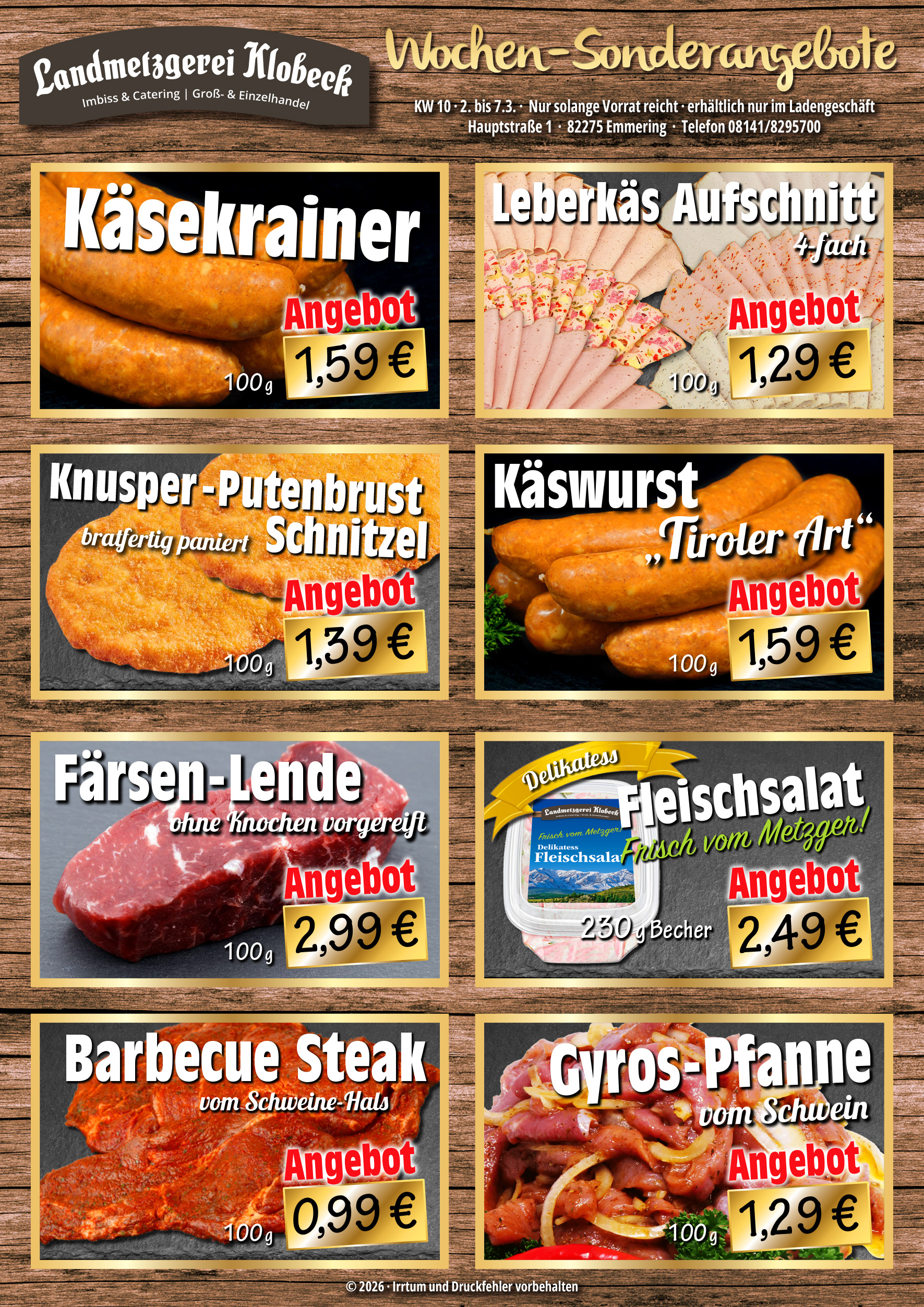 Wochenangebote KW10 social