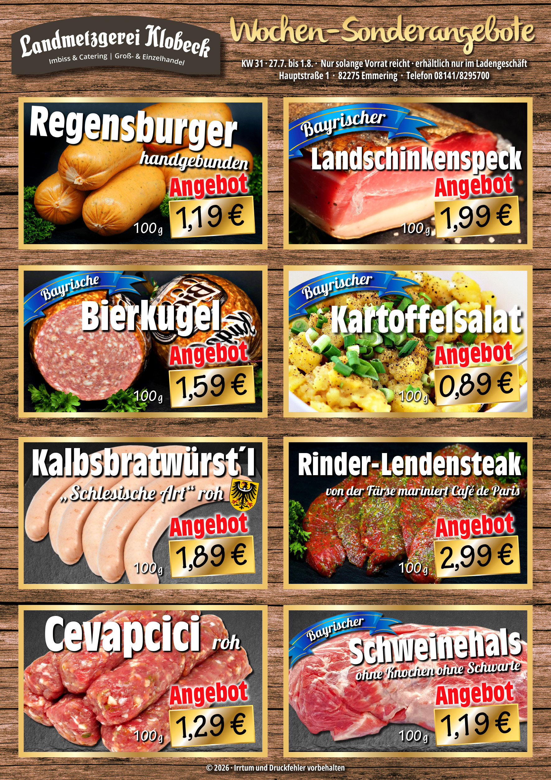 Wochenangebote KW31 social