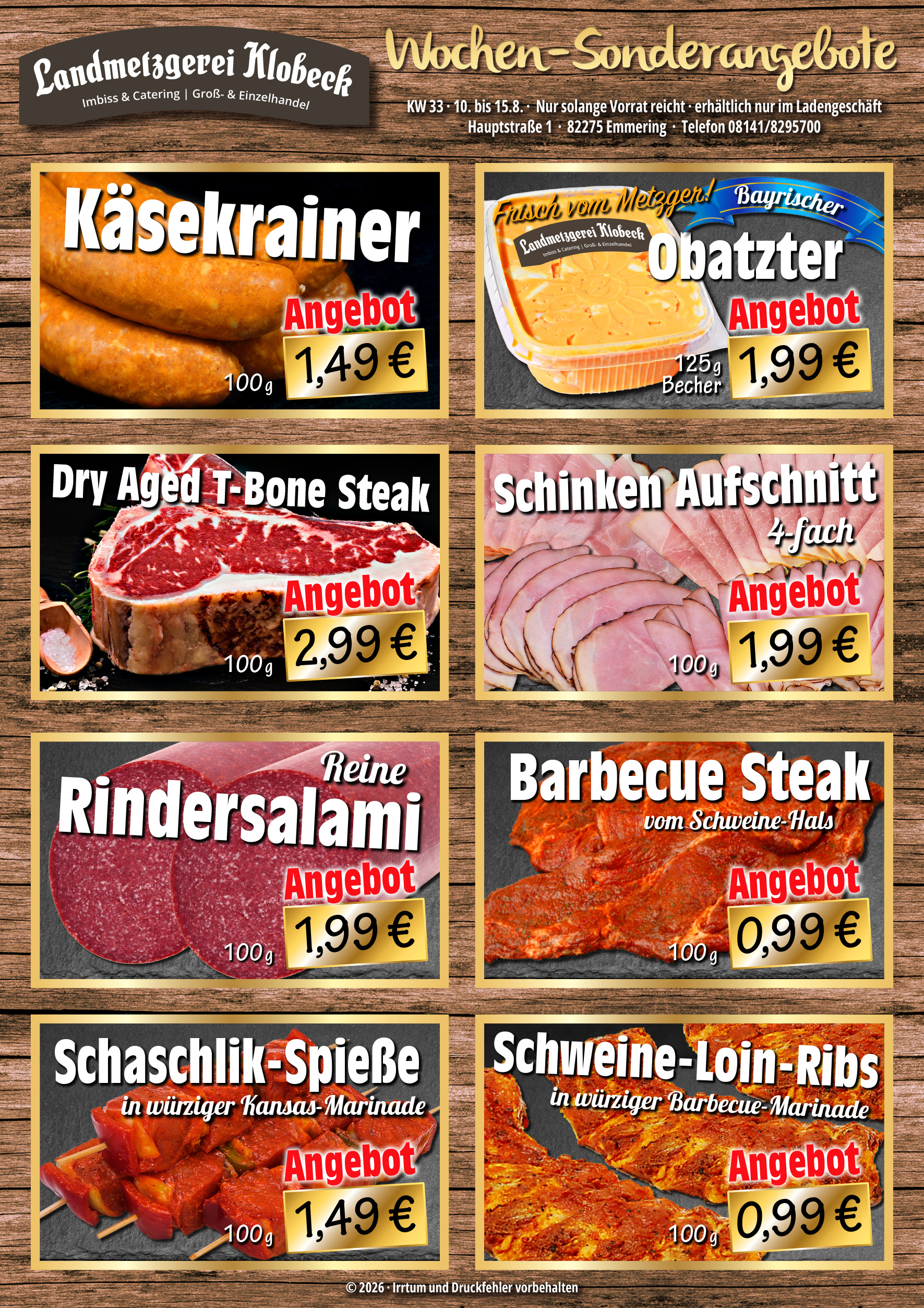 Wochenangebote KW33 social